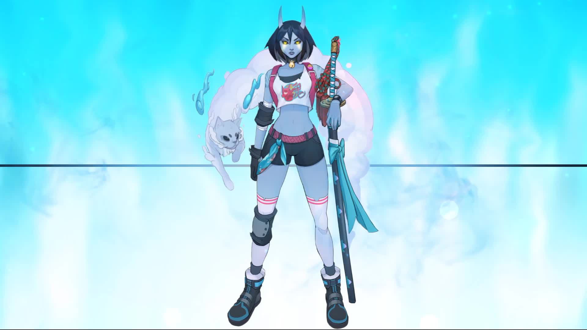 Azure Blue Onli Live Wallpaper Anime