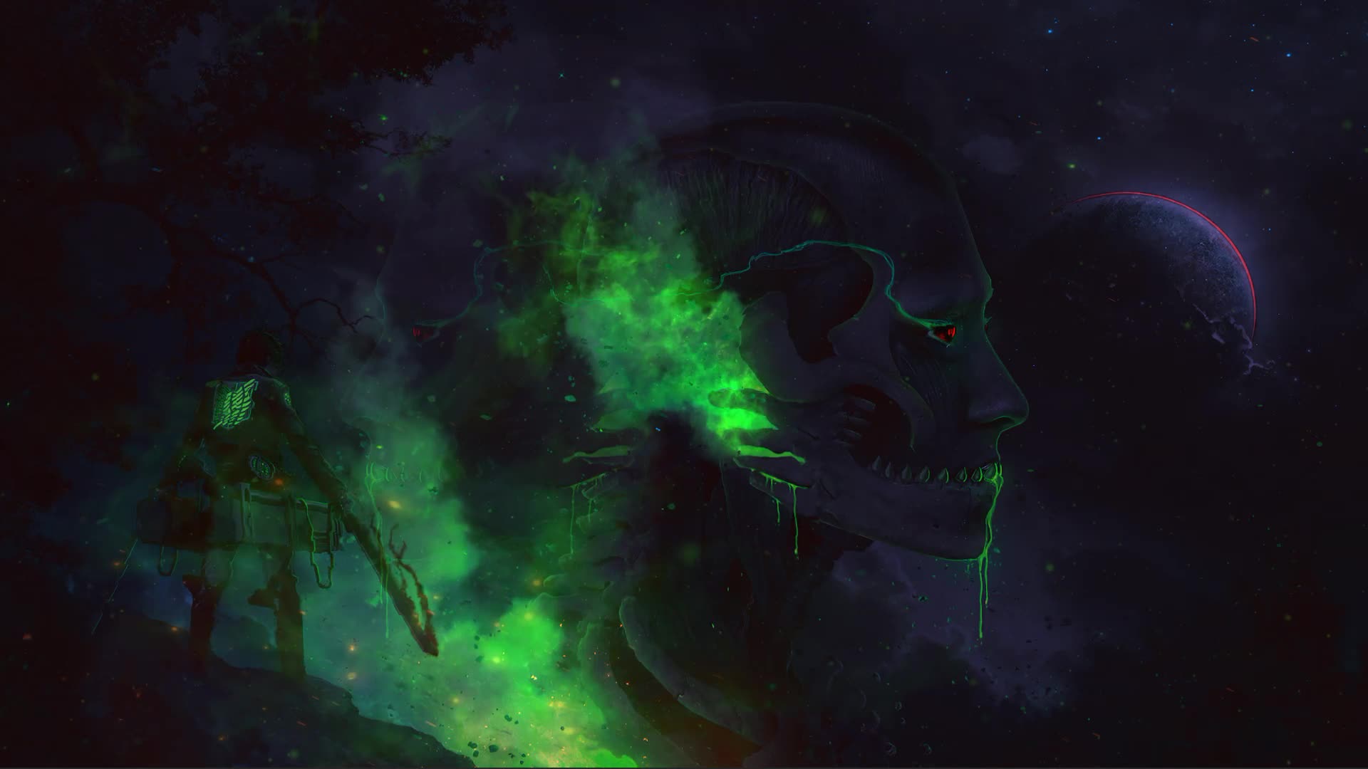 Trippie Attack on Titan Live Wallpaper Anime