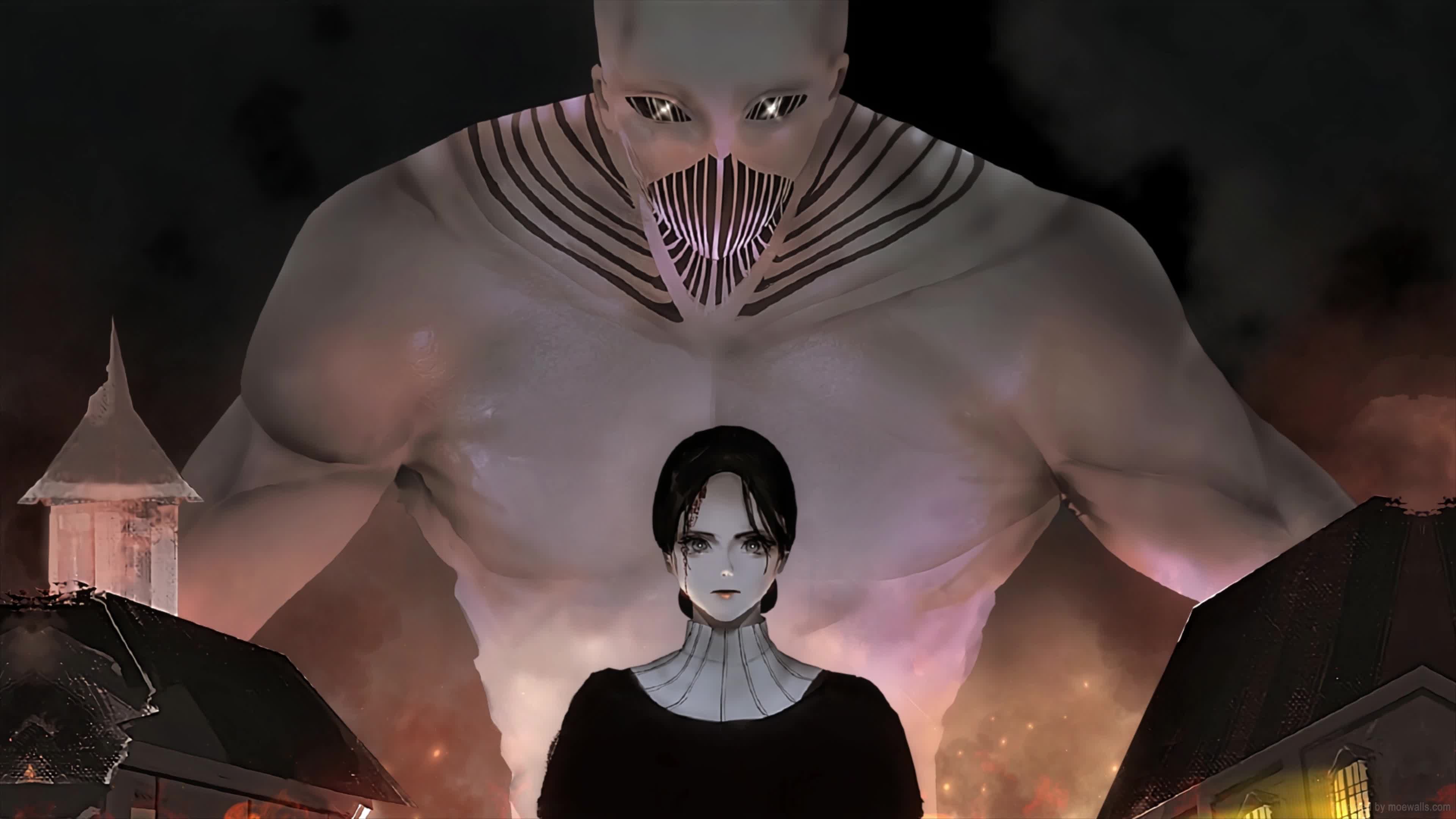 Anime Lara Tybur War Hammer Titan Attack On Titan Live Wallpaper