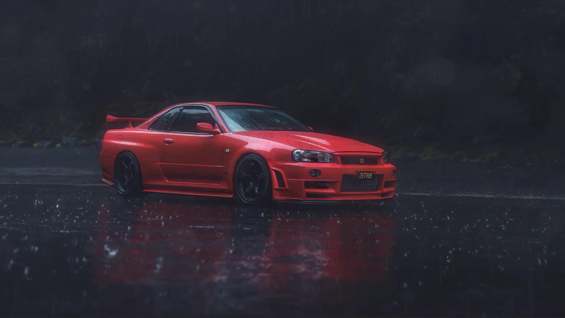 R34 Live Wallpaper Car