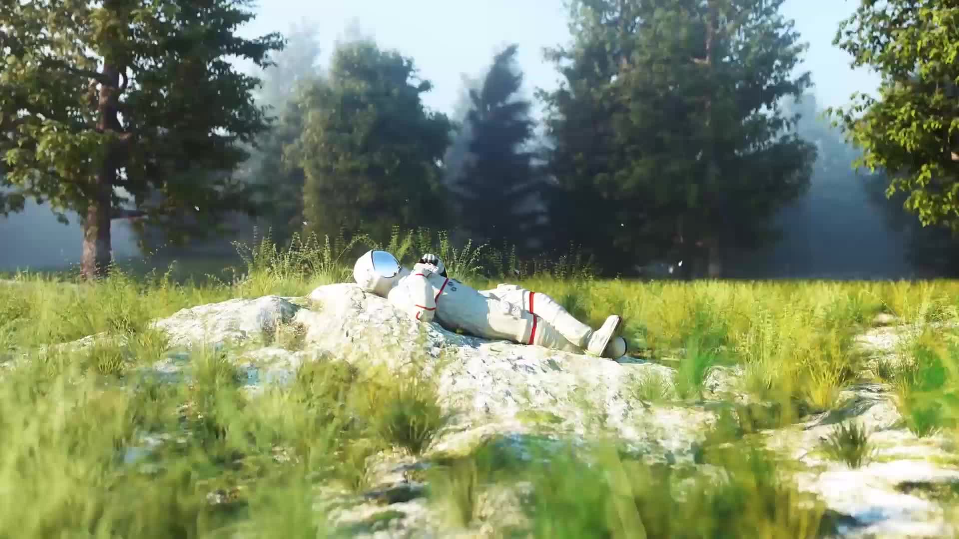 Astronaut 030 Lively Wallpaper