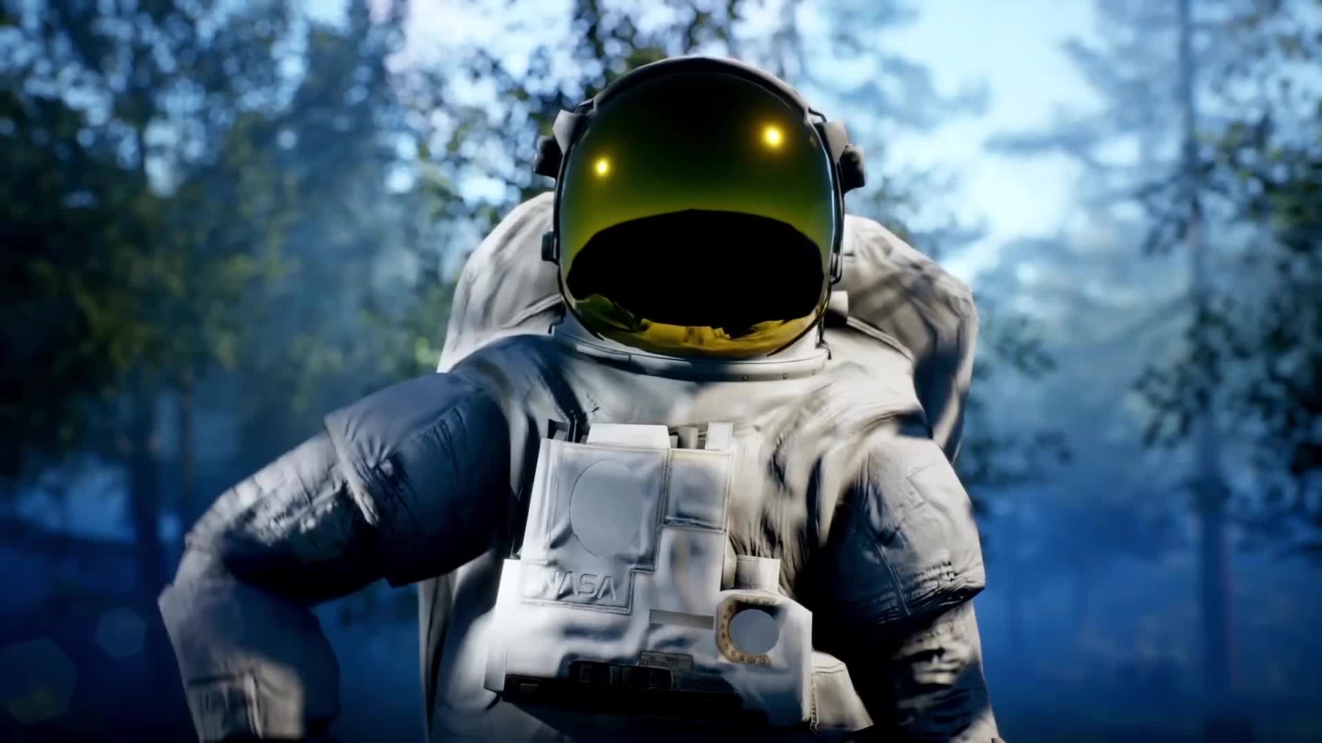 Astronaut 032 Lively Wallpaper