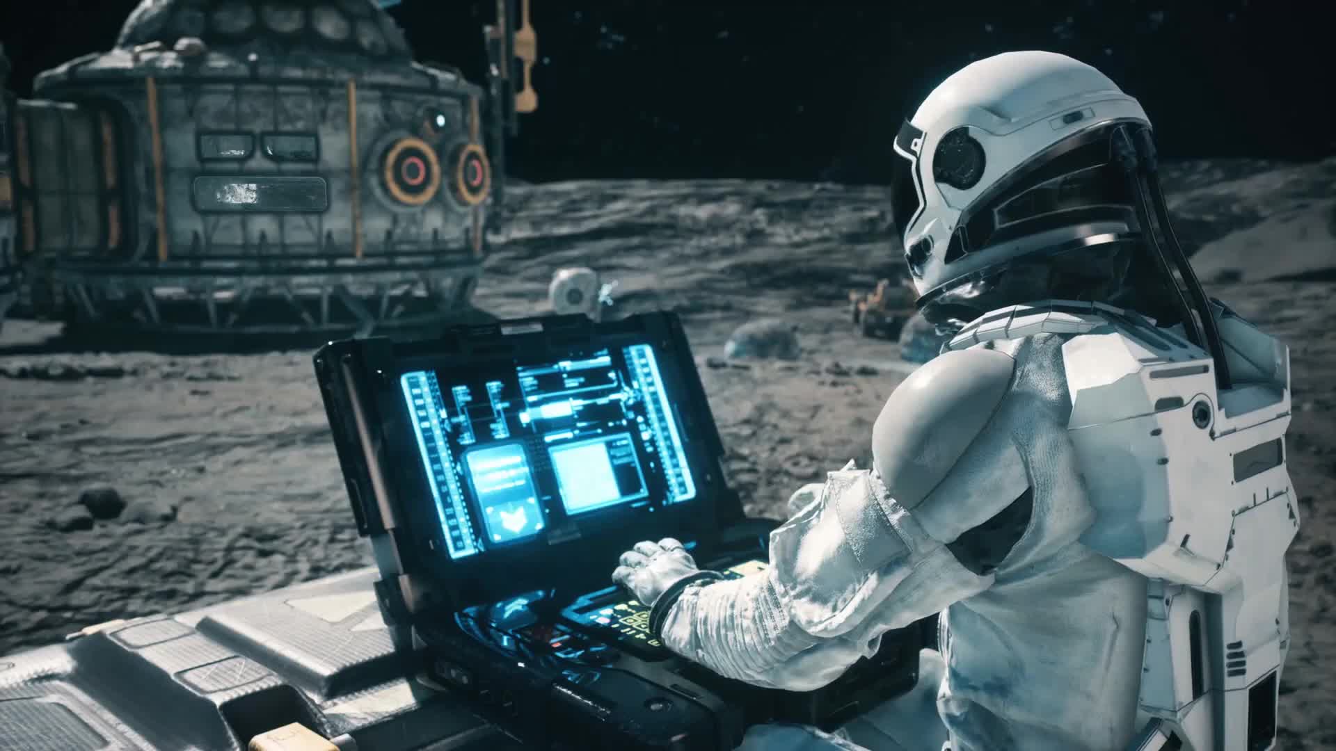 Astronaut 034 Lively Wallpaper