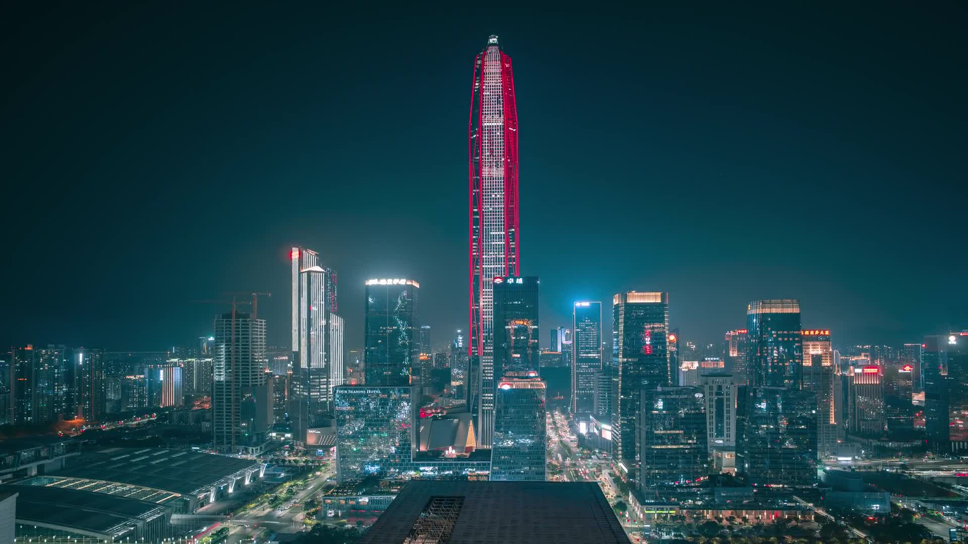 City Night008 Lively Wallpaper