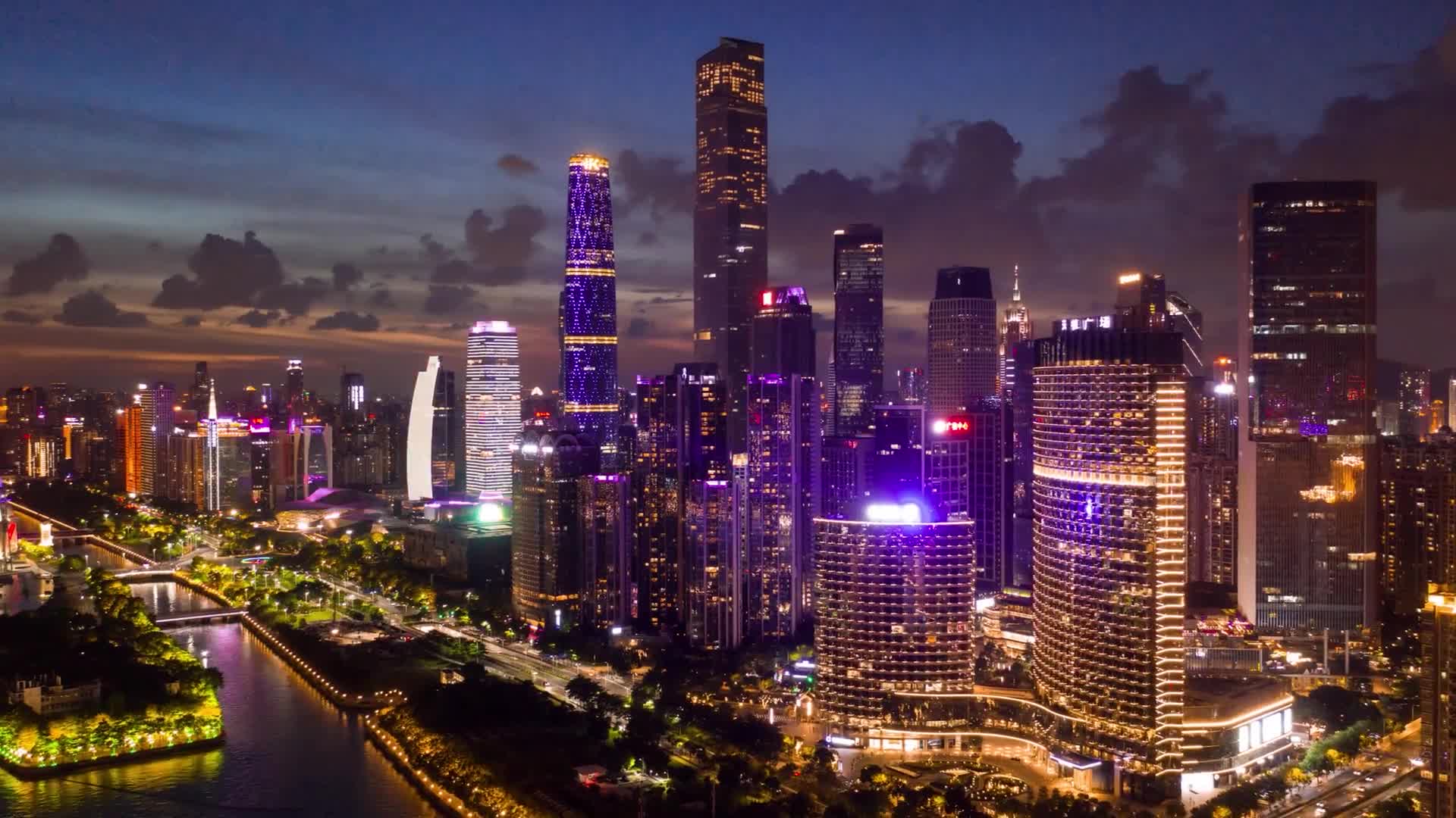 City Night010 Lively Wallpaper