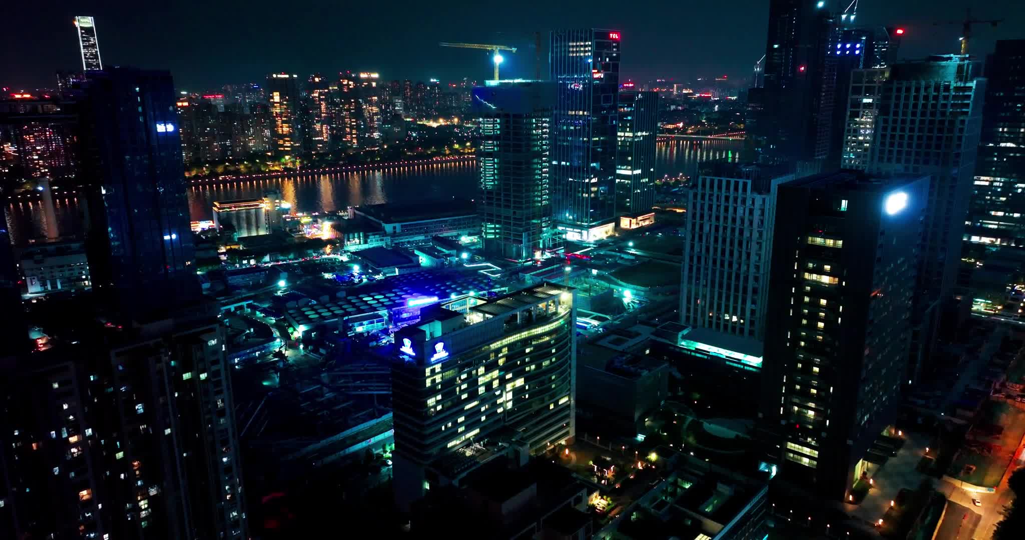 City Night017 Lively Wallpaper