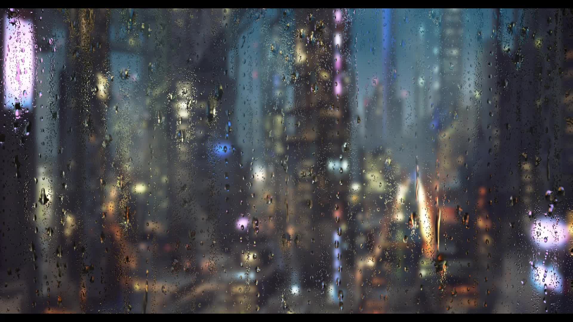 rain 002 Lively Wallpaper