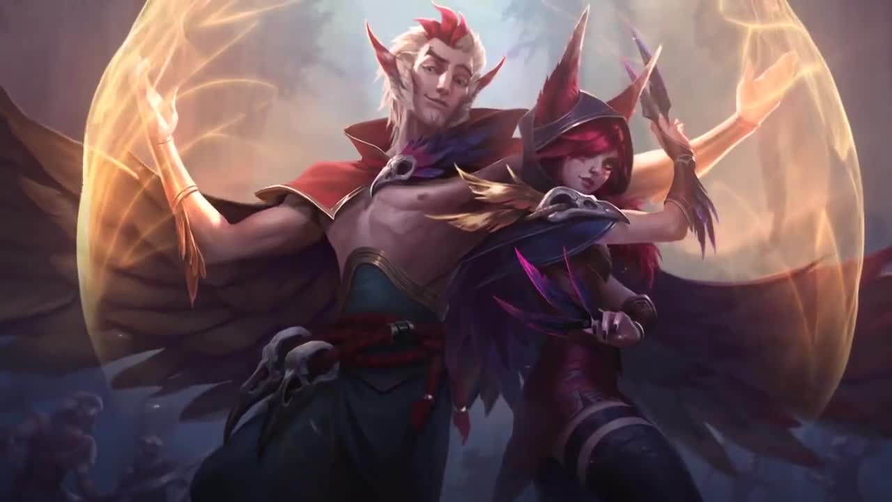 Rakan and Xayah Lively Wallpaper