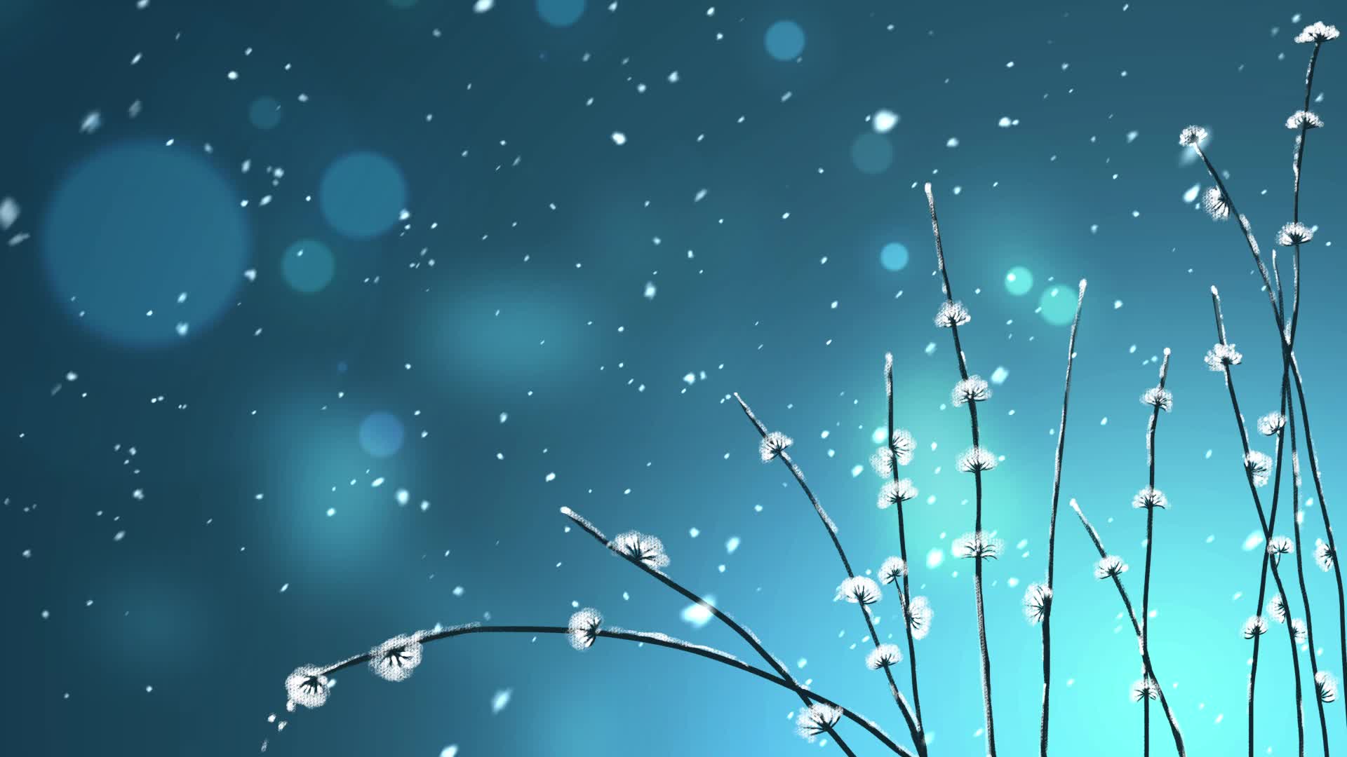 Snow 034 Lively Wallpaper