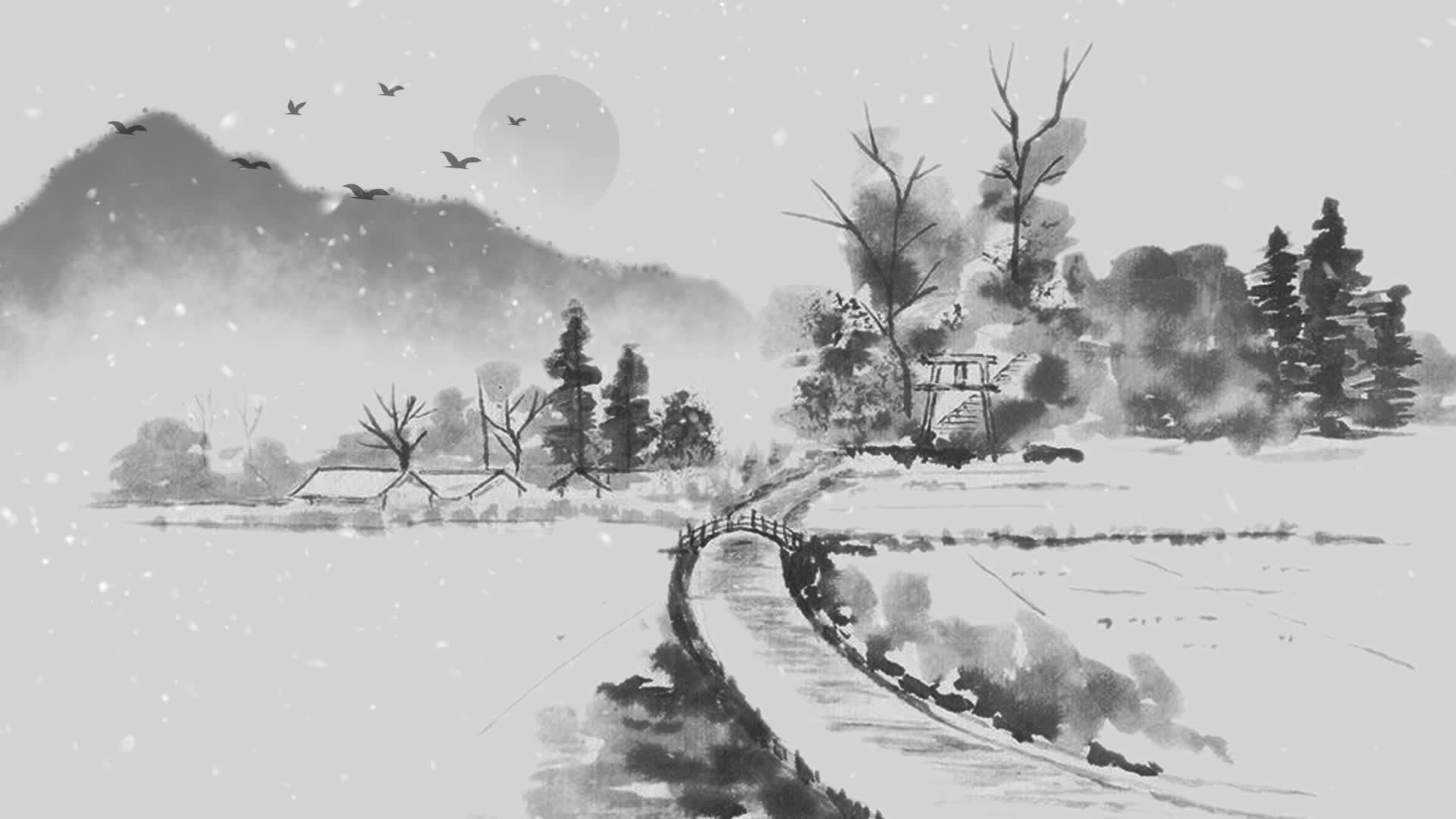 Snow 045 Lively Wallpaper