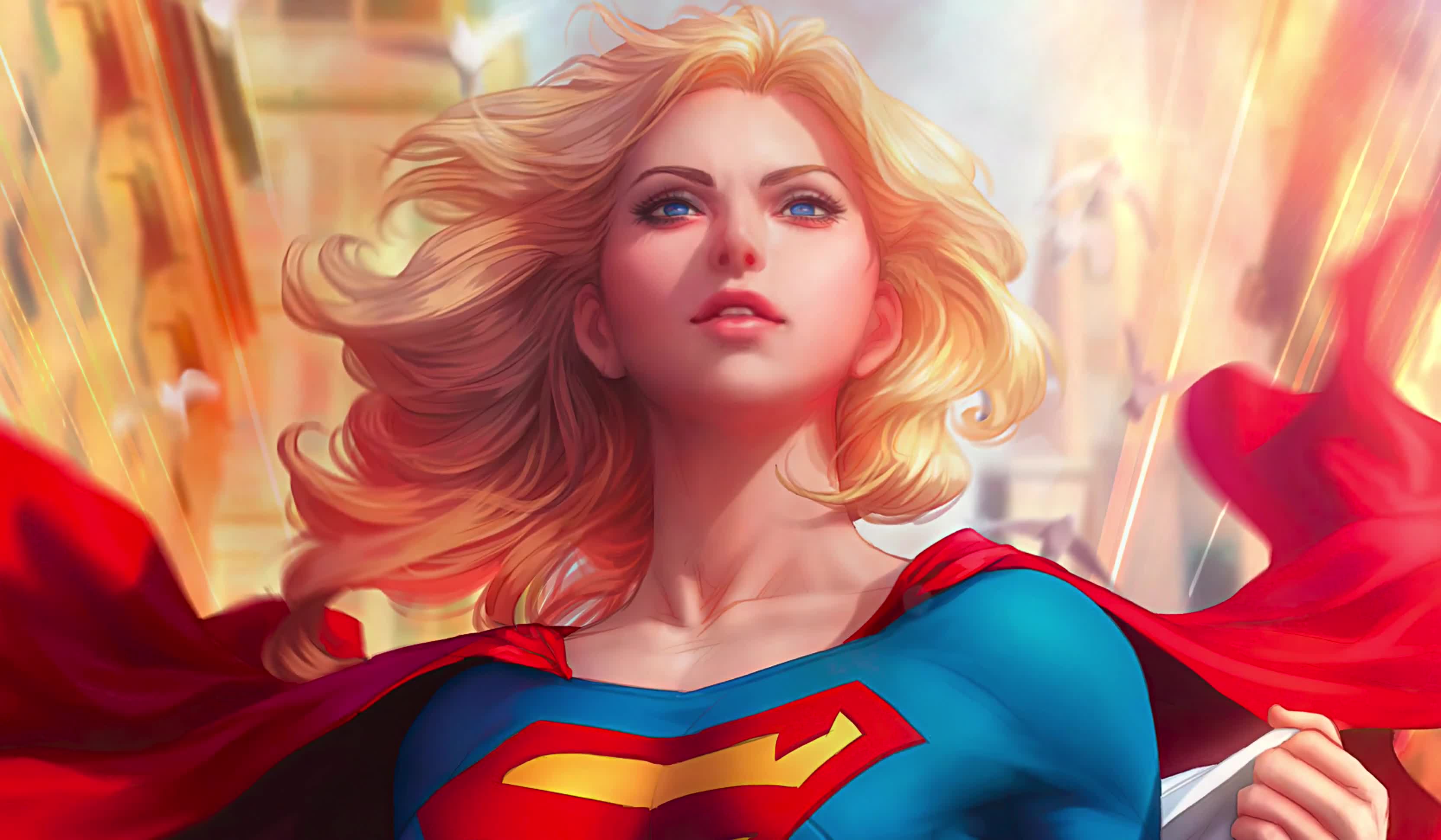 Superwoman Lively Wallpaper