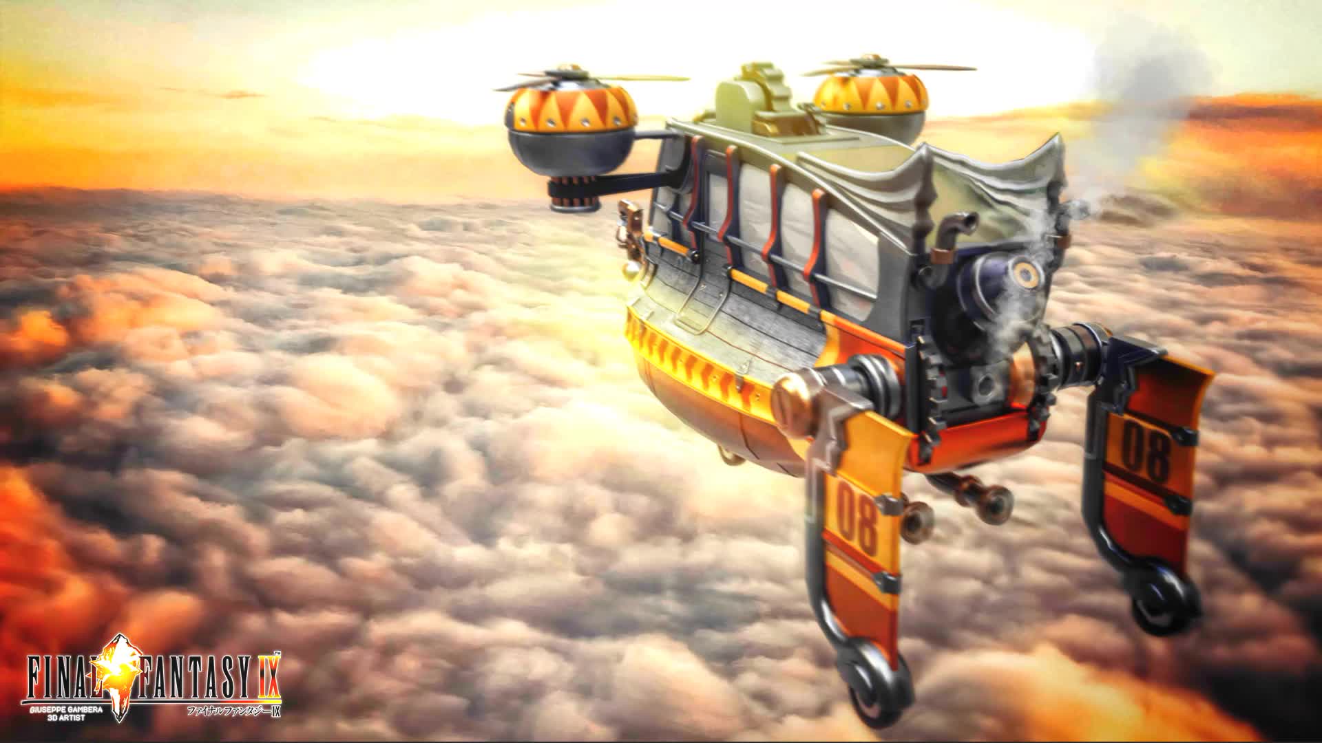 Final Fantasy IX Ship Live Wallpaper