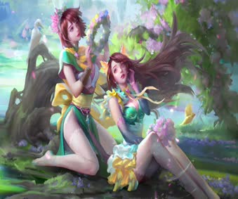 Flower Girls Live Wallpaper