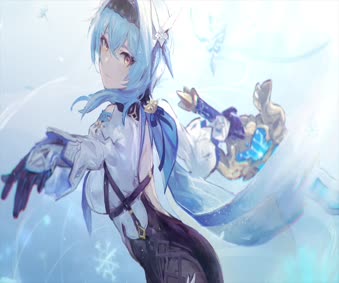 Eula Glacial Illumination Song Of Broken Pines Genshin Impact Live Wallpaper PC