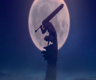 Full Moon To Lunar Eclipse Berserk Live Wallpaper PC
