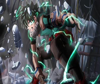 Izuku Midoriya One For All My Hero Academia Live Wallpaper PC