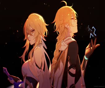 Lumine And Aether Genshin Impact Live Wallpaper PC