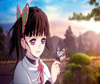 Kanao Tsuyuri Butterfly Kimetsu No Yaiba Live Wallpaper PC