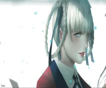 Kakegurui White Live Wallpaper