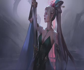 Spider Lilly Mist Animated Wallpaper