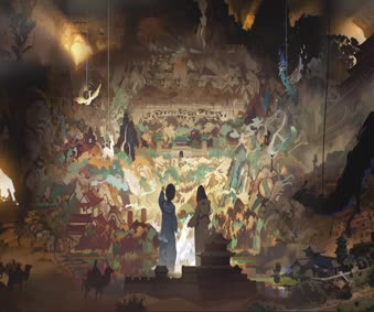 Dunhuang Wonderful Night Animated Wallpaper