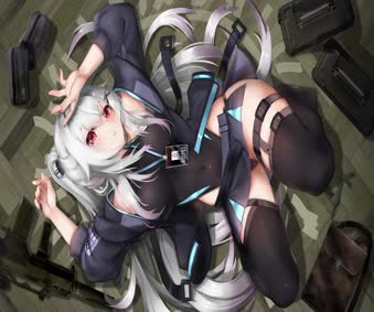 Super Cute Anime Girl Animated Wallpaper