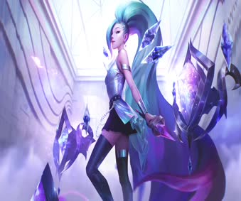 KDA Seraphine 2K Moving Wallpaper