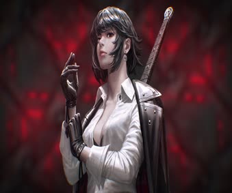 The Lady Video Wallpaper