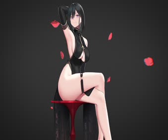 Rain of Roses Wallpaper Live Anime