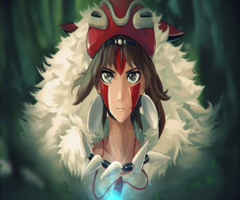 Princess Mononoke Moving Wallpaper