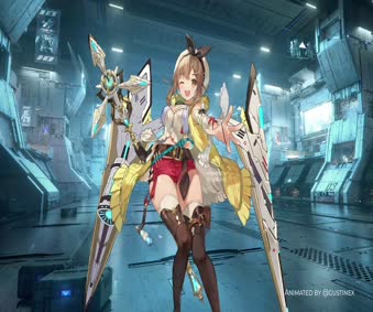 Ryza Artery Gear Fusion Animated Wallpaper