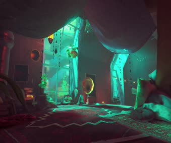 Clementine Apartment - Stray Live Wallpaper