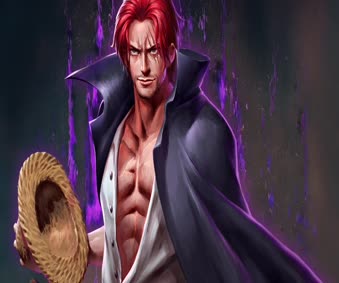 One Piece Cybust Shanks Video Wallpaper