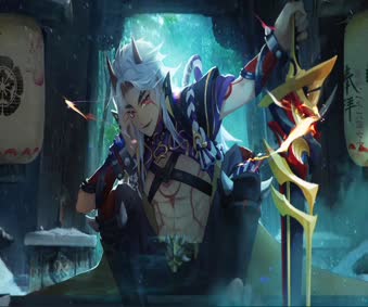 Gensing Impact Arataki Itto Video Wallpaper