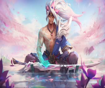Spirit Blossom Yasuo LOL Animated Wallpaper