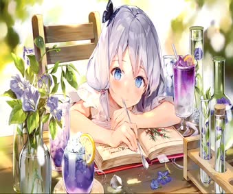 Butterfly Pea Live Wallpaper Anime