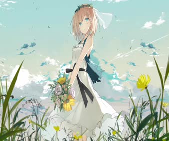Dress Girl Animated Wallpaper