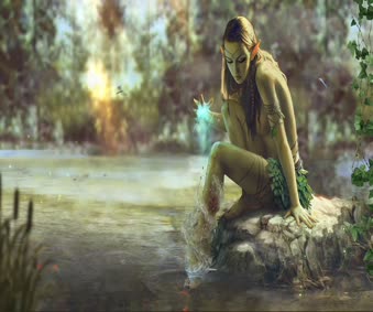 Mistress of the River Live Wallpaper