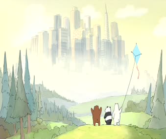 bare bears 4k video live wallpaper