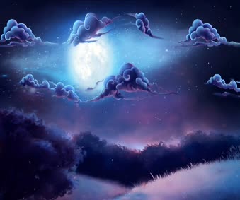 cloudy night sky live wallpaper free