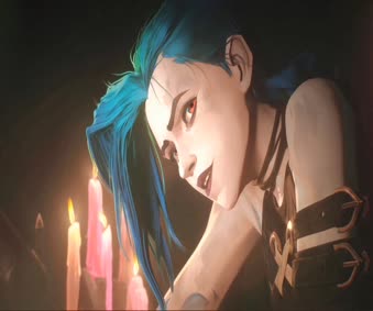 Jinx From Arcane League Of Legends Live Wallpaper