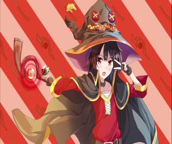 anime konosuba megumin めぐみん girl live wallpaper