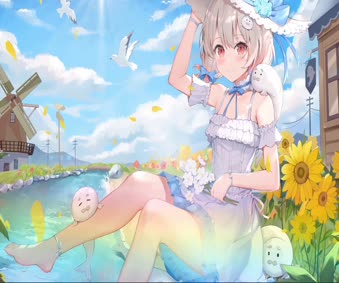 Anime Live Wallpaper Summer Breeze 