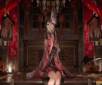 Halloween Anime Girl Animated Windows