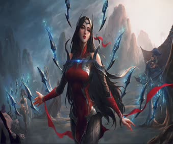 LOL Knife Girl Live Wallpaper