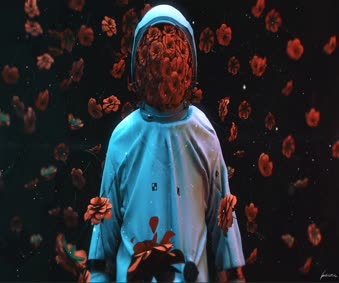 Live Astronaut Flowers Live Wallpaper