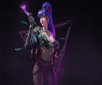 ⭐️cyberpunk 2077 Girl Hd Live Wallpaper