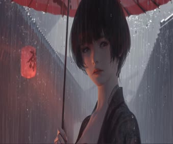 In The Rain V17 GUWEIZ Video Wallpaper