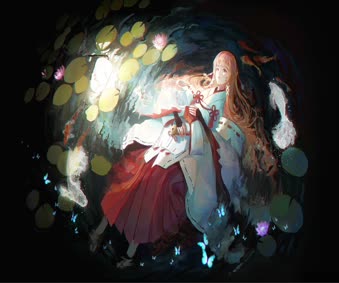 Live Shrine Maiden Video Wallpaper