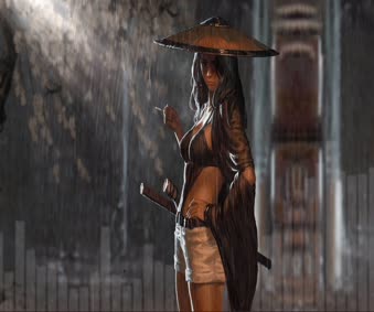 Live In The Rain v18 Guweiz Video Wallpaper